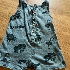 Zara sleeveless short romper